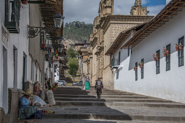 In der Altstadt von Cajamarca