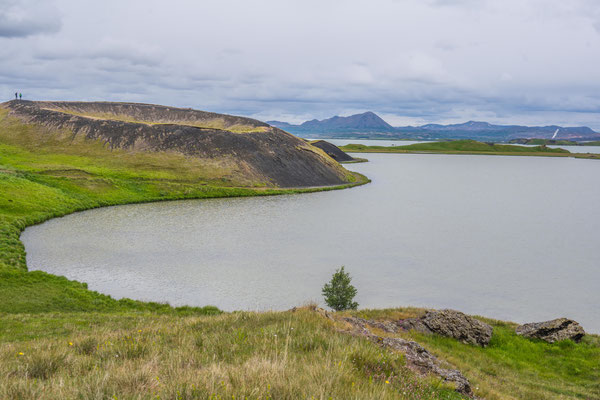 Mývatn, der Mückensee, Skútustaðagígar