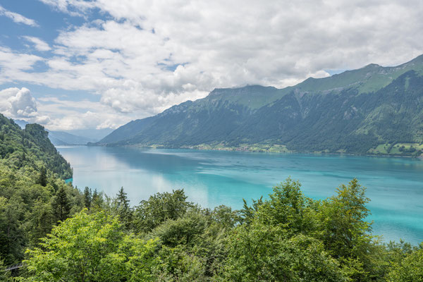 Aussicht vom Grandhotel Giessbach auf den Thunersee