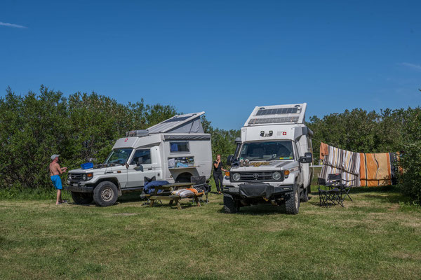 Camping im Asbyrgi National Park