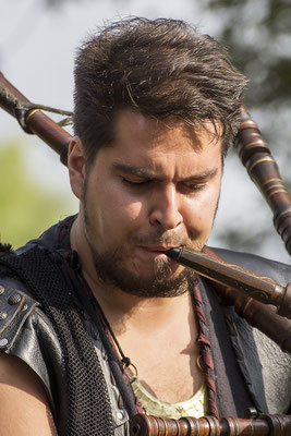 Die Spielleute Tarranis/Mittelalterfest auf der Ronneburg 2017 - © Helga Jaramillo Arenas - Fotografie und Poesie / Oktober 2017