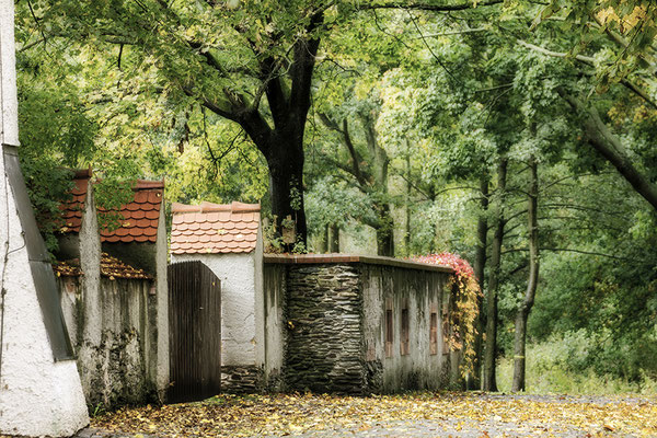 Die alte Schlossmauer / Schloss Klaffenbach - © Helga Jaramillo Arenas - Fotografie und Poesie / Dezember 2017  