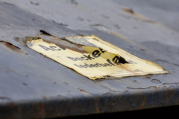 Der Deckel - © Helga Jaramillo Arenas - Fotografie und Poesie / Juli 2018