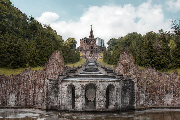 Der Blick des Herkules - Kassel Wilhelmshöhe -  © Helga Jaramillo Arenas - Fotografie und Poesie / Juli 2021 