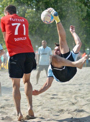 Beach Soccer am Bostalsee.