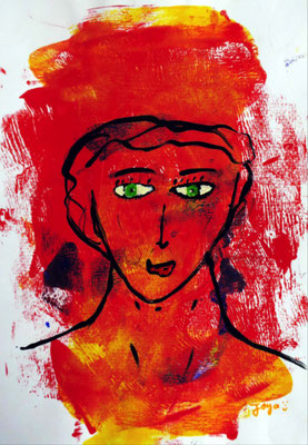 Ohne Titel, Mischtechnik, 29.7 x 21 cm, 2019