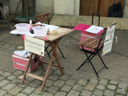 Schminken an der Kornhausmesse Burgdorf copyright Schminkfee