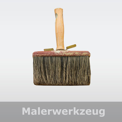 Roller und Pinsel, Malerwerkzeug