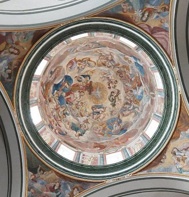 Cúpula en la capilla de San Climente en Sant Mateu.