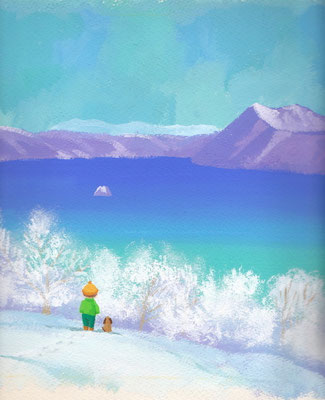 絵画 masato Sato 佐藤正人イラストレーション展「北の風景」開催！ | MASATO SATO