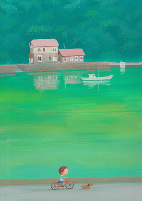 絵画 masato Sato 佐藤正人イラストレーション展「北の風景」開催！ | MASATO SATO