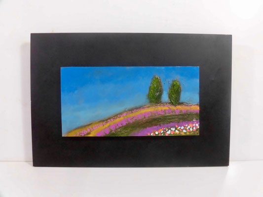 記憶の風景４　１０,０００円（税別）バック200mm×300mm・イラスト100mm×200mm