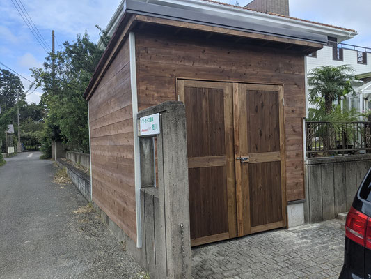 千葉県いすみ市ハーレーダビットソン小屋