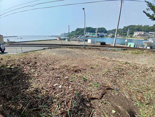 海・富士山一望　売地　三浦市