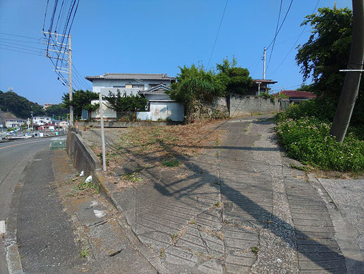 海・富士山一望　売地　三浦市