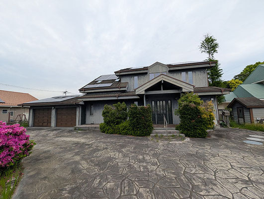 一宮町の大型高級別荘（Luxury Villa）の外観