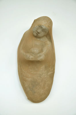 Puk / 2020 / Beton, Nylonstrumpfhose / 40 x 18 x 14 cm