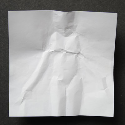 aus der Serie "Notizen" / 2017 / 9x9cm