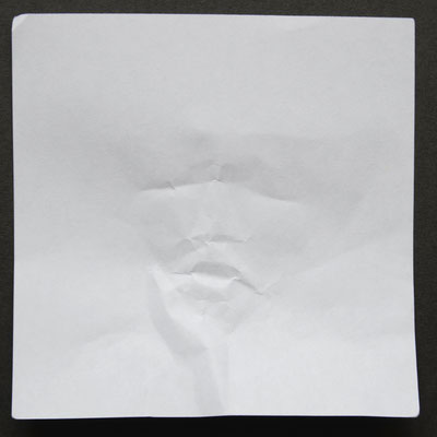 Aus der Serie Notizen / 2019 /  Papier/Notizzettel /  je 9 x 9 cm