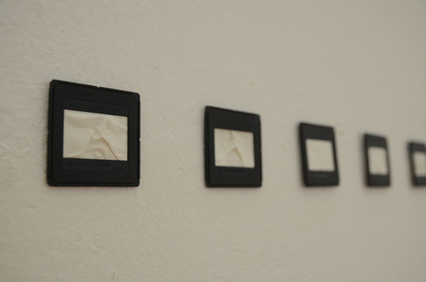 Dias /2021 / Papie im Diarahmen / je 5x5cm