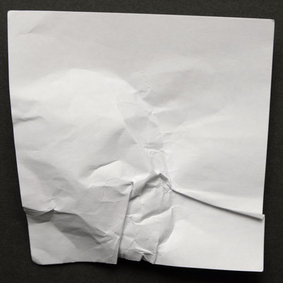 Aus der Serie Notizen / 2019 /  Papier/Notizzettel /  je 9 x 9 cm