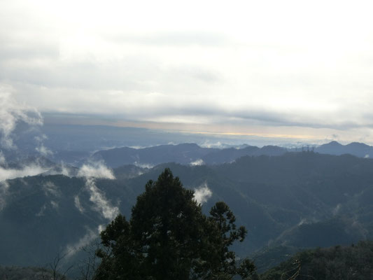 かすみ台の展望台からの風景