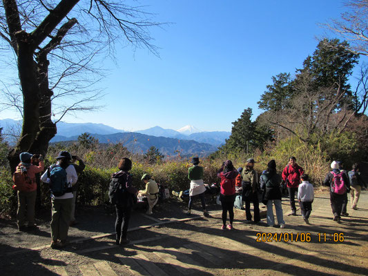 もみじ台からの富士山