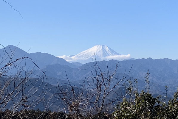 一丁平展望台からの富士山