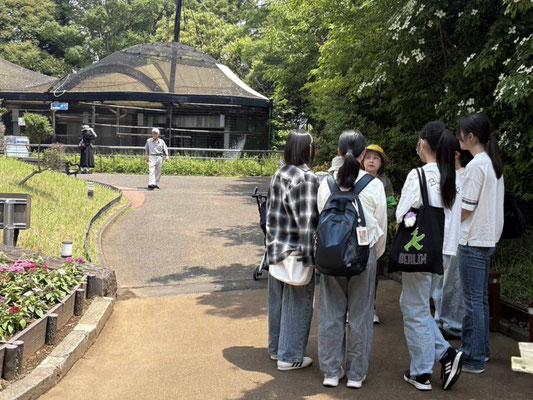 動物園について解説中