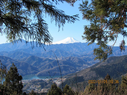 茶店跡からの富士山