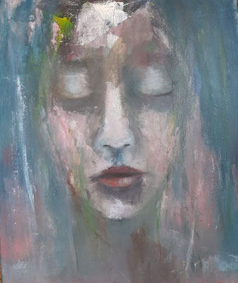 Bonjour Tristesse 1  acryl afmeting: 50x60