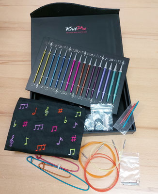 KnitPro Zing Melodies of Life, austauschbare Rundstricknadeln (innen)