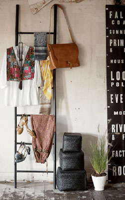 artisanal ladder for home decor