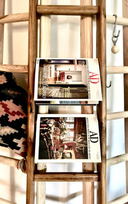 natural and custom ladders for interior home decor