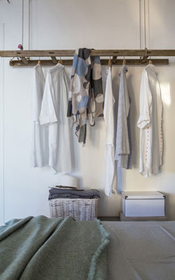 natural wood ladder for decor