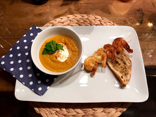 Möhrensuppe Möhren-Ingwer-Kokos-Suppe Zitronengras Pi mal Butter Mädchenvöllerei Rezept Kochen Food Blog Saarland