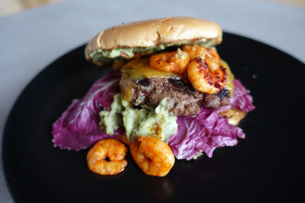 Surf n Turf Burger Mädchenvöllerei Food Foodblod Saarland Rezept Kochen