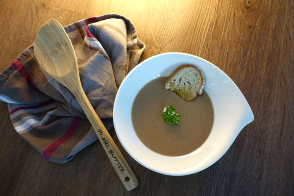 Maronen Maronensuppe Suppe Rezept Food Blog Pi mal Butter Mädchenvöllerei Saarland
