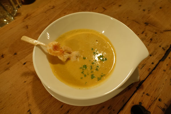 Mädchenvöllerei Pi mal Butter Food Blog Saarland Kochen Rezepte Cooking Cook Schaumsuppe von rotem Curry Zitronengras Garnelenspieß