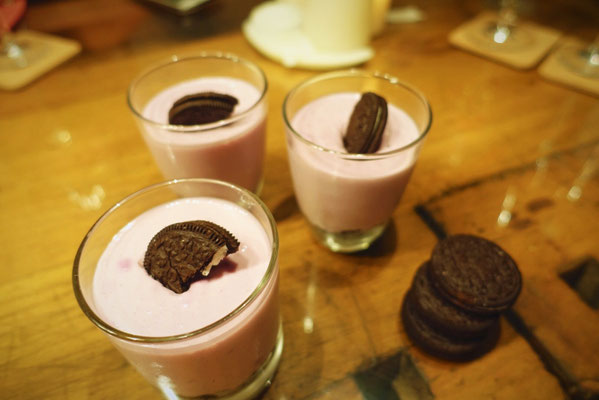 Pi mal Butter Mädchenvöllerei Brombeer Törtchen und Oreo Boden