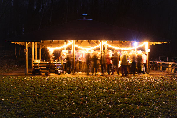 Darmstädter Lauf-Treff, Jahresausklang nach dem Silvester-Lauftreff, Foto: Christa Daum