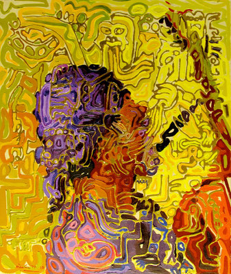 "Musician", 2010, Oil on canvas