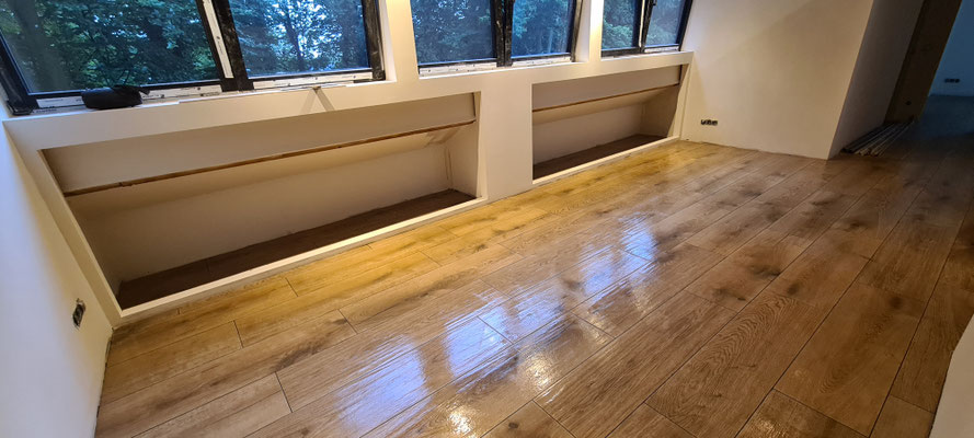 BTK Tegelzetters Venlo - inwassen - houtlook tegelvloer te Venlo