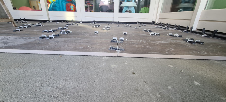 BTK Tegelzetters Venlo - aanleg overdekt terras te Roermond