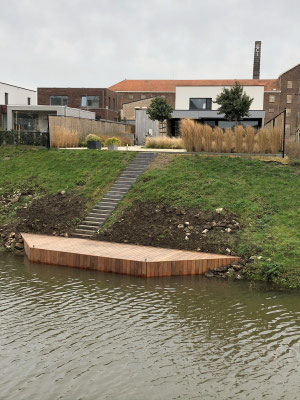 BTK Binnendijk Tegel en Kitwerk - aanleg trap te Roermond
