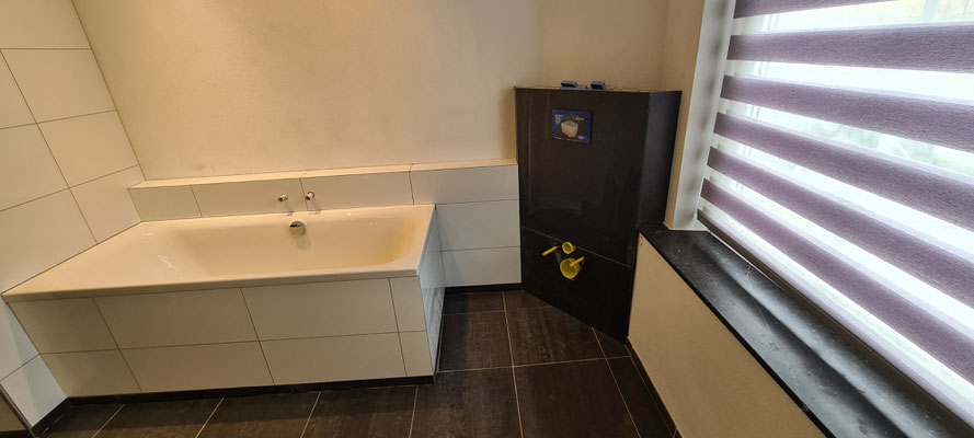 BTK Tegelzetters Venlo - gedeeltelijke renovatie van badkamer te Roermond