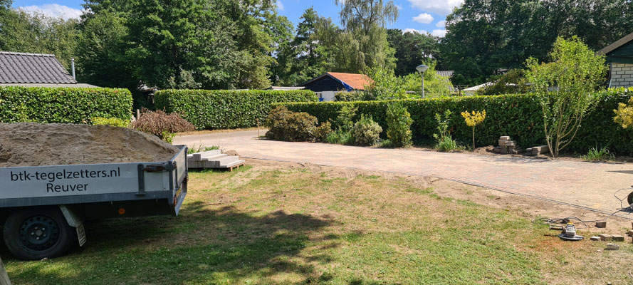 BTK Tegelzetters Venlo - herbestrating oprit te Velden