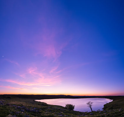 Le lac de Saint Andéol sur l'Aubrac
