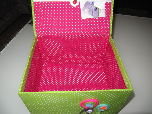 XXL Aufbewahrungsbox, Erinnerungsbox, Andenkenschatulle für ein Sternenkind handgemacht Lolli Pop grün