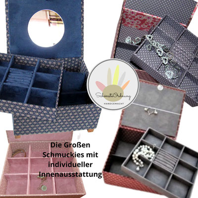 große Kinderschmuckkästen mit vielen Fächern, handgemacht SchönsteOrdnung Box Geschenke Kunst Handwerk Bayern 